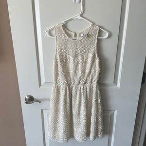 NWOT cream dress